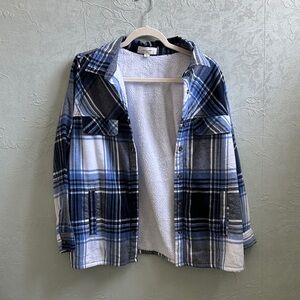 Plaid Button Down Shirt for Women